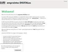 Tablet Screenshot of empreintesdigitales.com